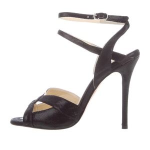 Sarah Flint Maggie Shimmery suede sandals